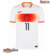 Camiseta Países Bajos Cody Gakpo #11 Visitante Equipación Mundial 2026 manga corta